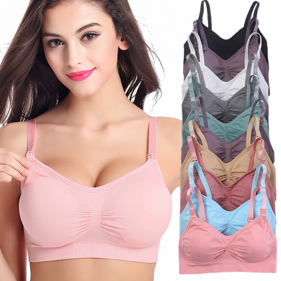 通気性マタニティ妊娠中のブラジャー快適授乳睡眠 Bralet - Nursing Bra Sleep のレビューと価格