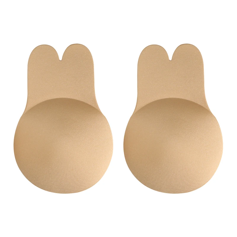 女性用の目に見えないストラップレス粘着シリコンブラ,再利用可 - Silicone Bra Adhesive のレビューと価格