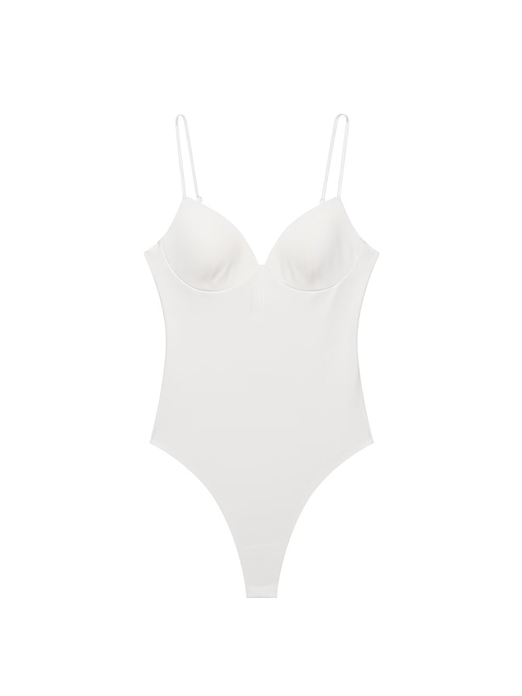 TFMLN 夏用レディースボディスーツ スウィートハートネッ - Shapewear Bodysuit Firm のレビューと価格