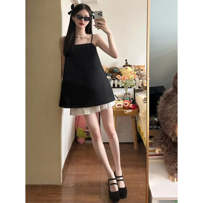 女性用ショートトップとミニホワイトレーススカートの2点セット - Cami Top Lace のレビューと価格