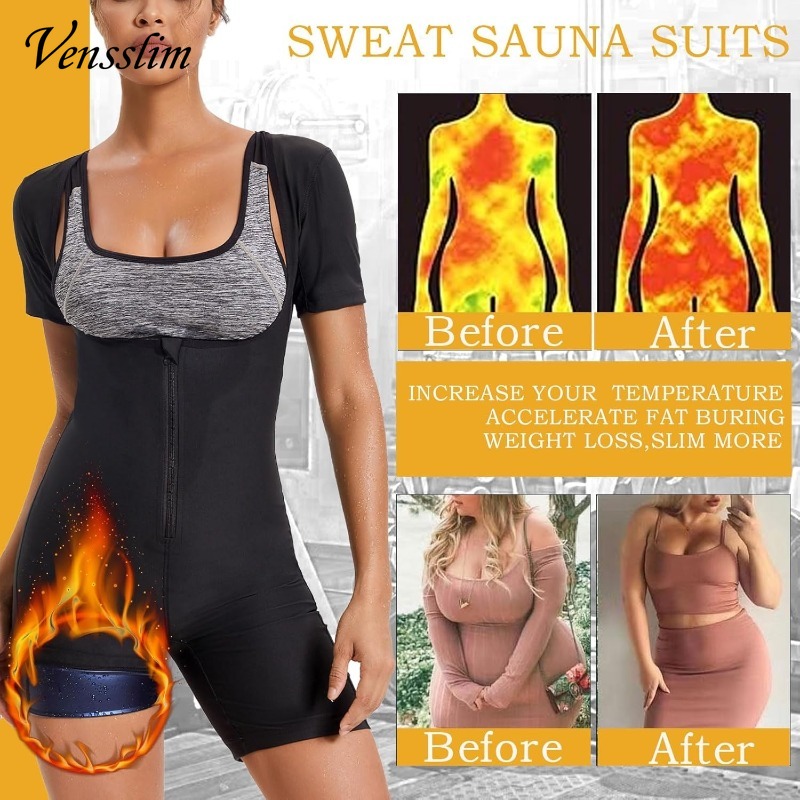 Vensslim フルボディシェイパーサウナスウェットスーツ - Shapewear Bodysuit Firm のレビューと価格