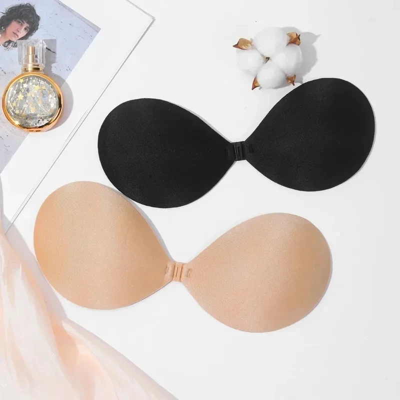 1/2/4個入り 女性用ブラジャー インビジブルプッシュアッ - Silicone Bra Adhesive のレビューと価格