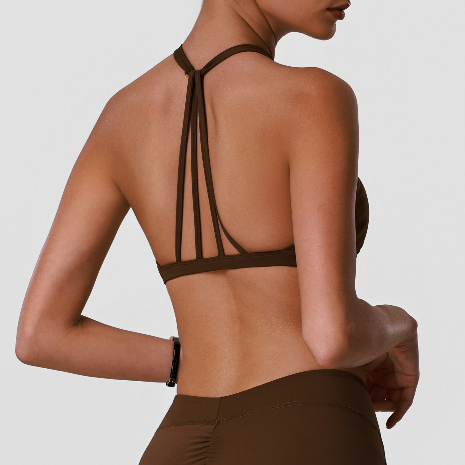 女性ソフトスポーツ下着無地高衝撃ジムヨガブラ通気性速乾フィッ - Sports Bra High Impact のレビューと価格