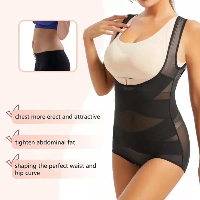 女性ボディスーツブリーフフルボディシェイパー下着シームレスな - Shapewear Bodysuit Firm のレビューと価格