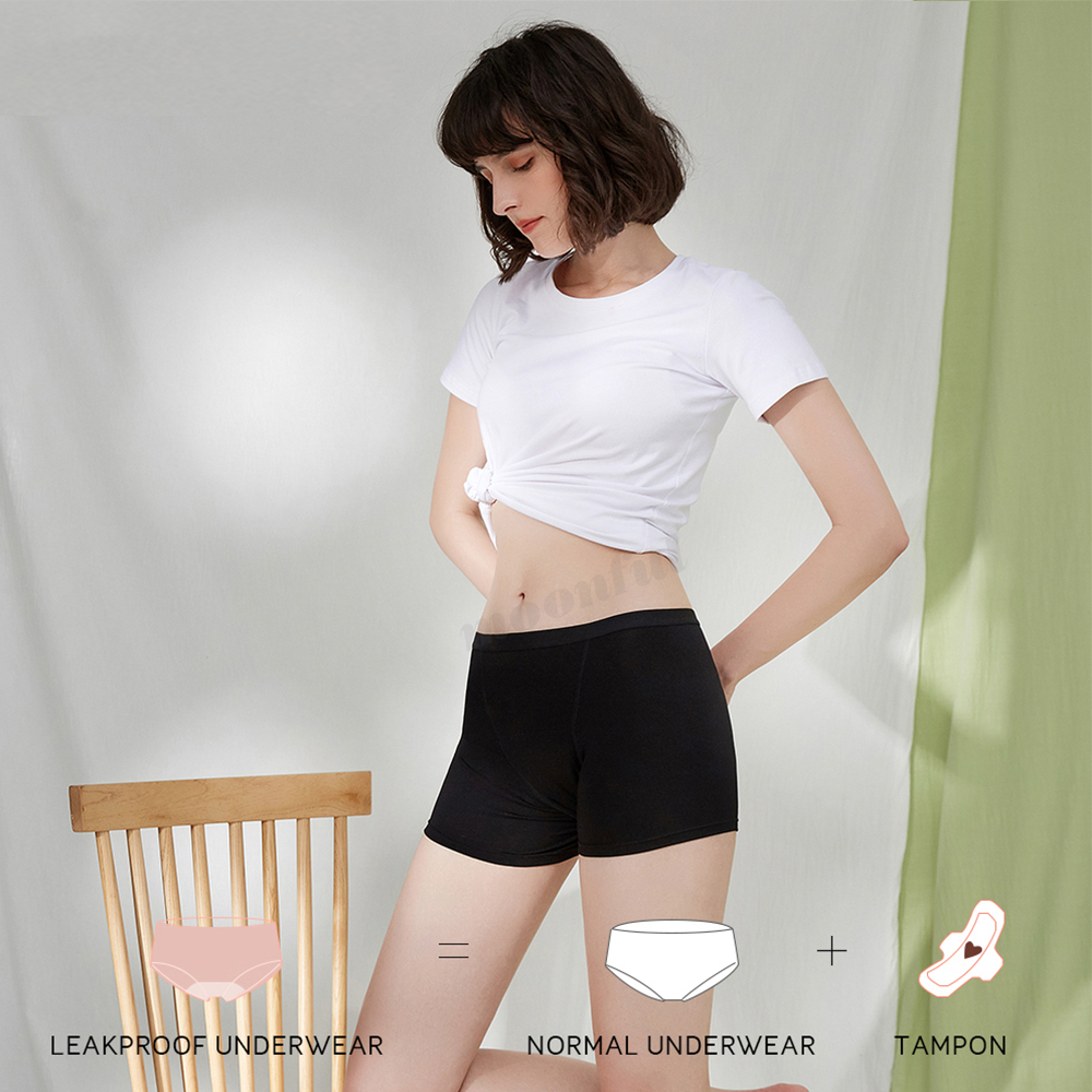 吸収性のある生理用パンティー 女性用生理用下着 洗える 多い - Period Panty Absorbent のレビューと価格